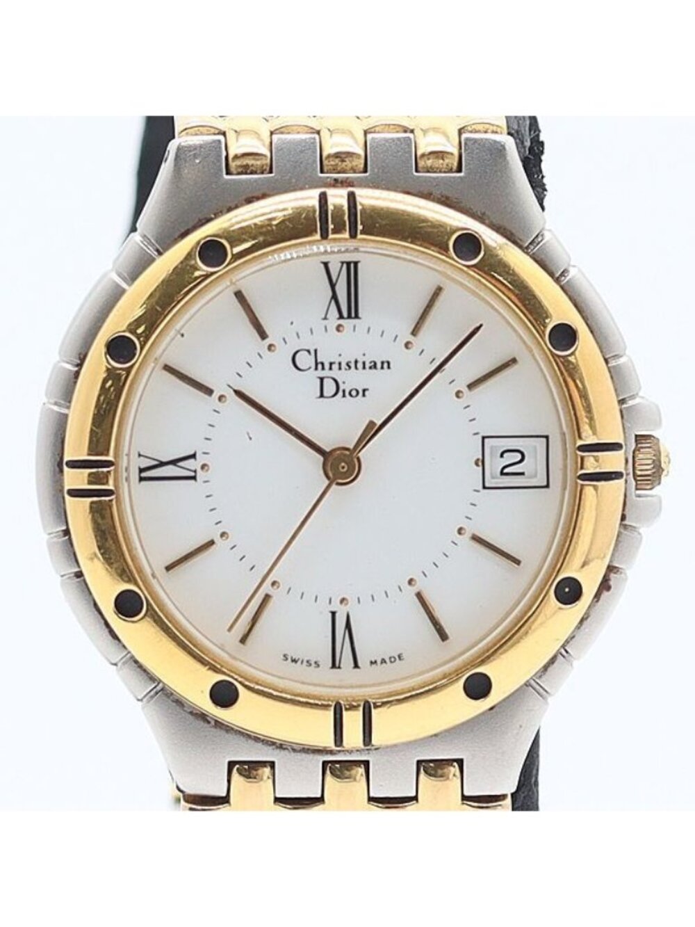 Dior Date White Dial Watch
